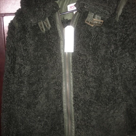 Arizona faux fur Moto jacket - Picture 3 of 4